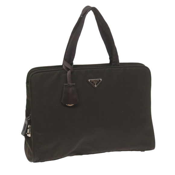 PRADA Tote Bag Nylon Khaki Auth 60769 - Picture 1 of 16
